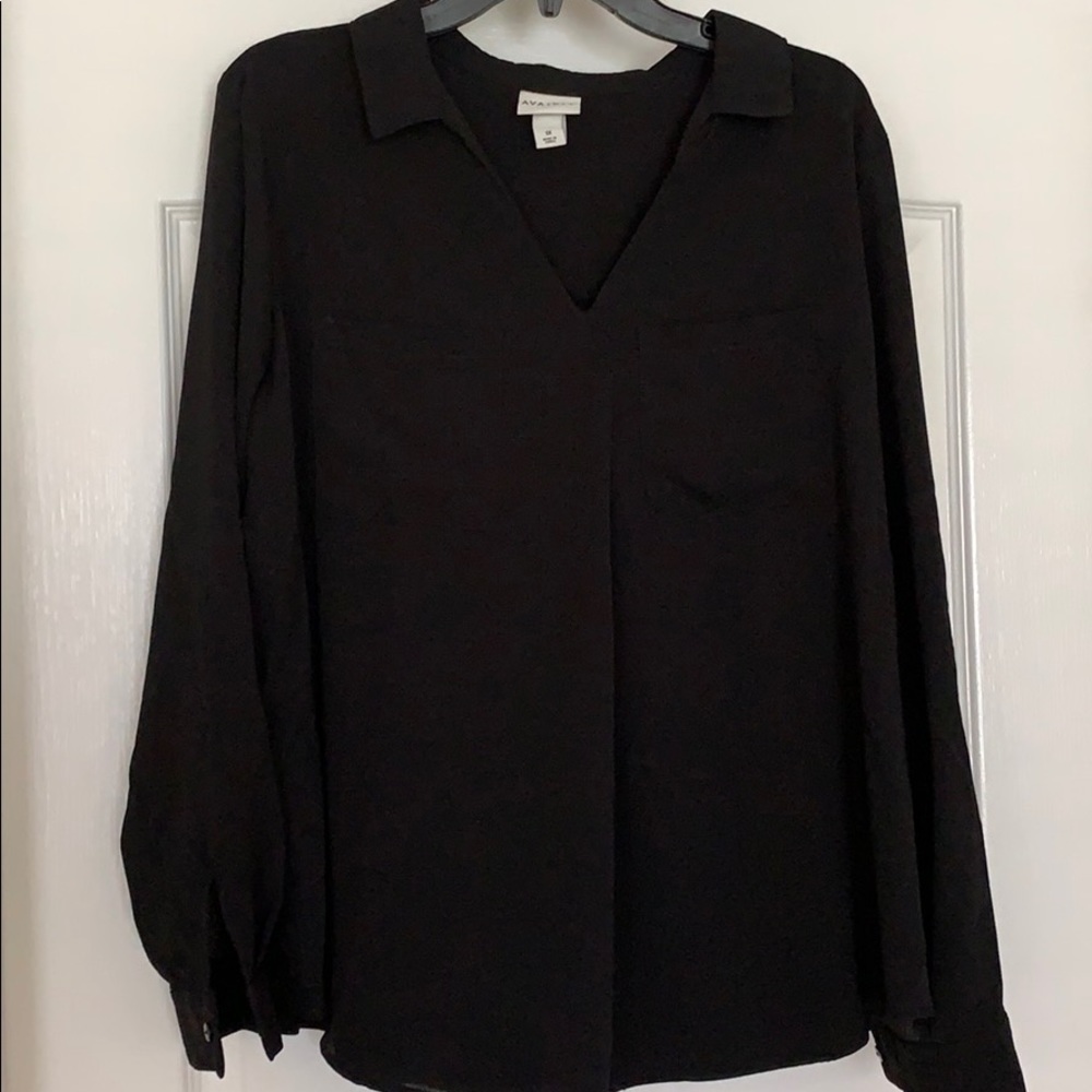 Ava & Viv black blouse - Picture 1 of 4